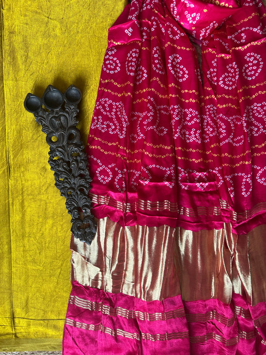 LIME GREEN MASHRU SILK KURTA WITH PATOLA HANDCRAFTED MODAL SILK DUPATTA PS-77