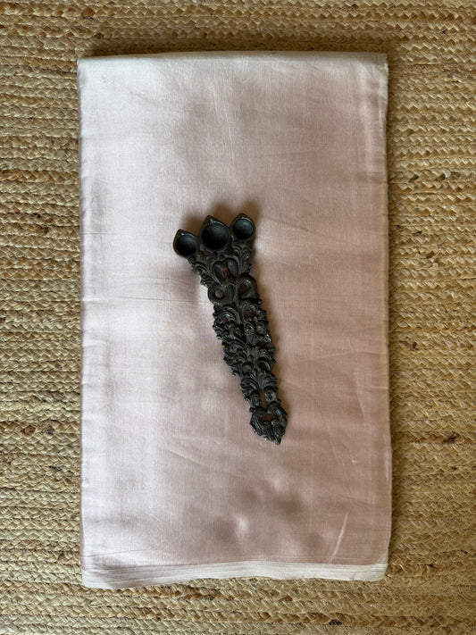 DUSTY LIGHT PINK MASHRU SILK FABRIC MSF- 14