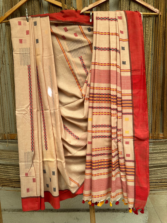 BEAUTIFUL BENGAL HANDLOOM PURE COTTON SAREE