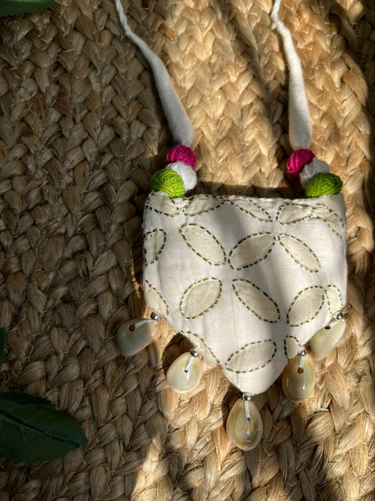 BEAUTIFUL HANDCRAFTED HANEMBROIDERY CLOTH JEWELLERY